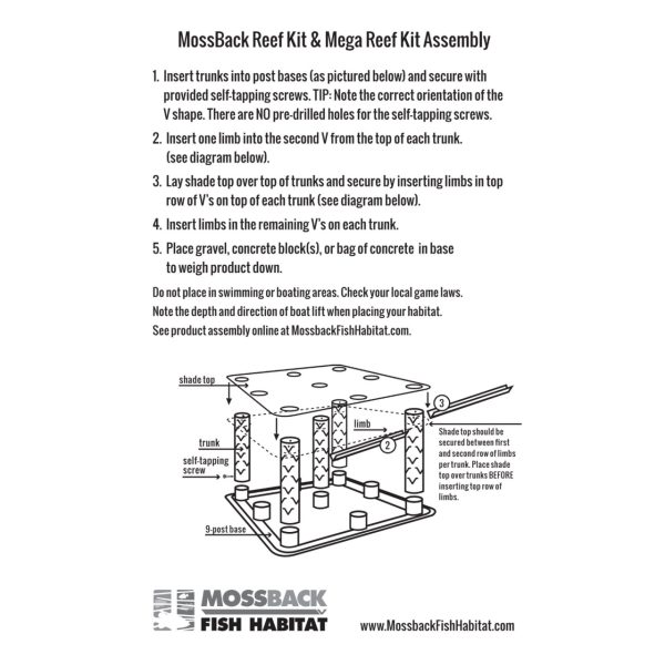 Mega Reef Kit Instructions
