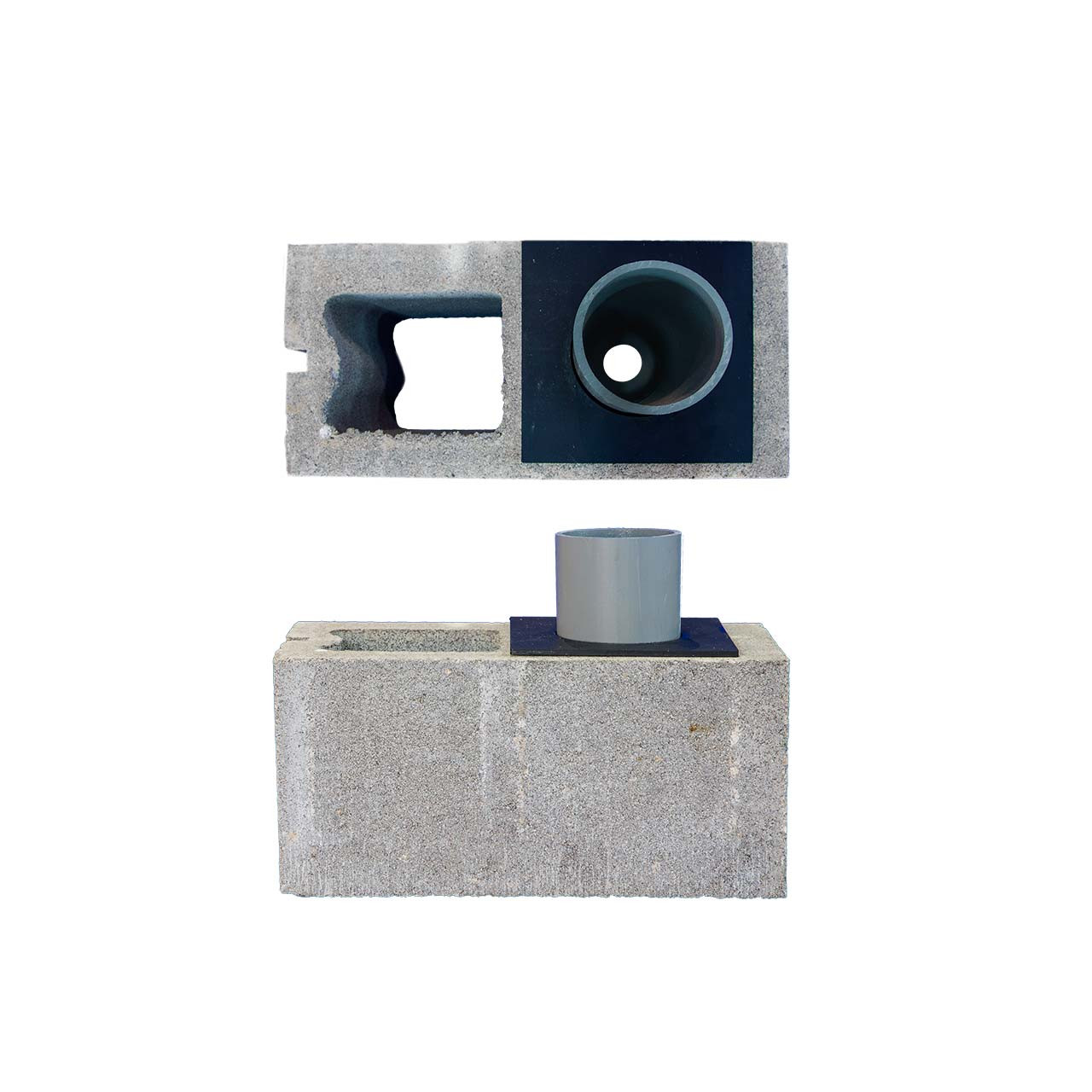 Concrete Block Adapter top angle