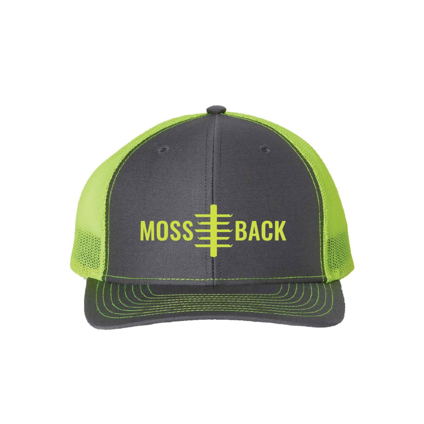 Snapback Trucker Hat – Gray & Green