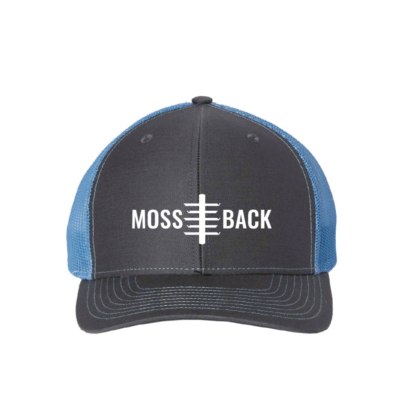 Snapback Trucker Hat – Gray & Blue