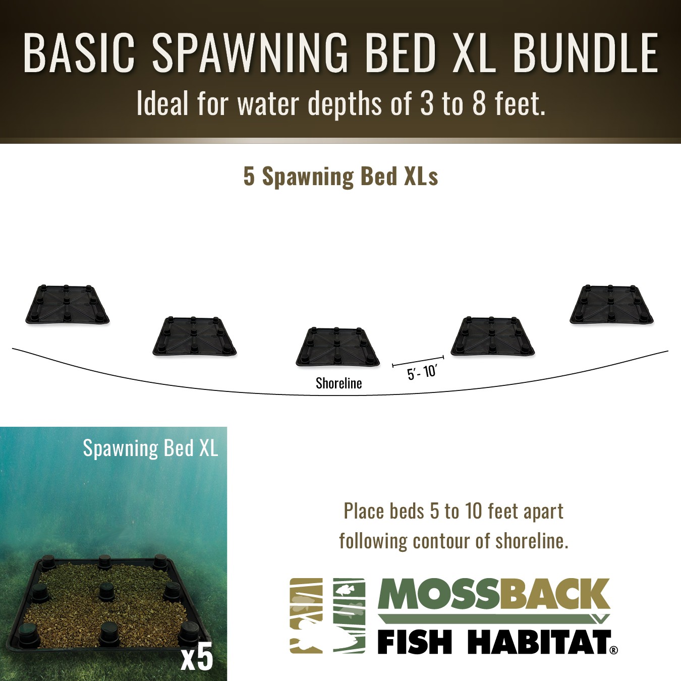 Basic Spawning Bed XL Bundle